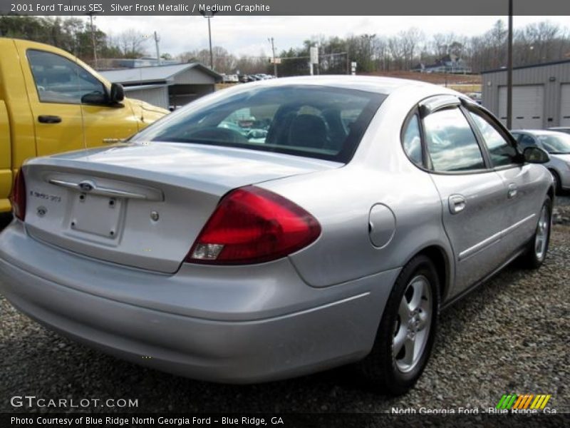 Silver Frost Metallic / Medium Graphite 2001 Ford Taurus SES