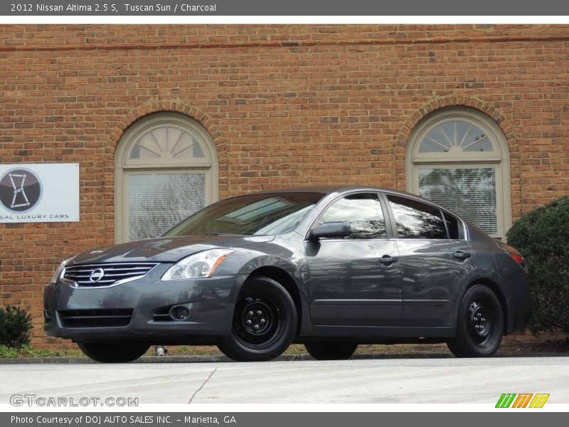 Tuscan Sun / Charcoal 2012 Nissan Altima 2.5 S