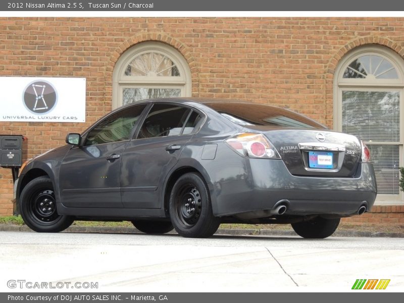 Tuscan Sun / Charcoal 2012 Nissan Altima 2.5 S
