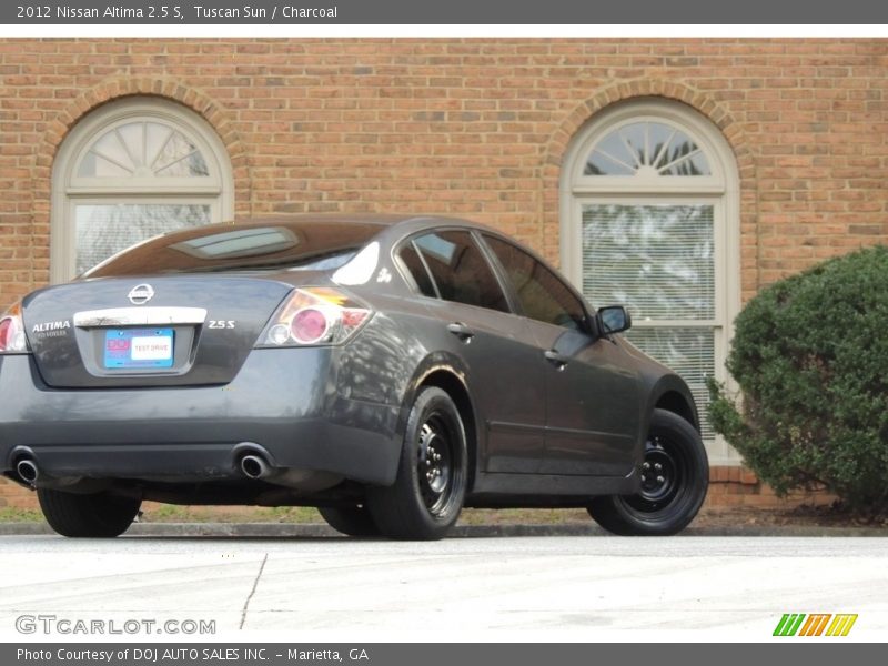 Tuscan Sun / Charcoal 2012 Nissan Altima 2.5 S