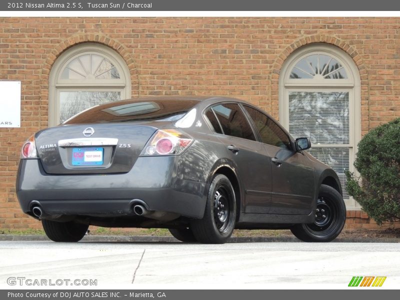 Tuscan Sun / Charcoal 2012 Nissan Altima 2.5 S