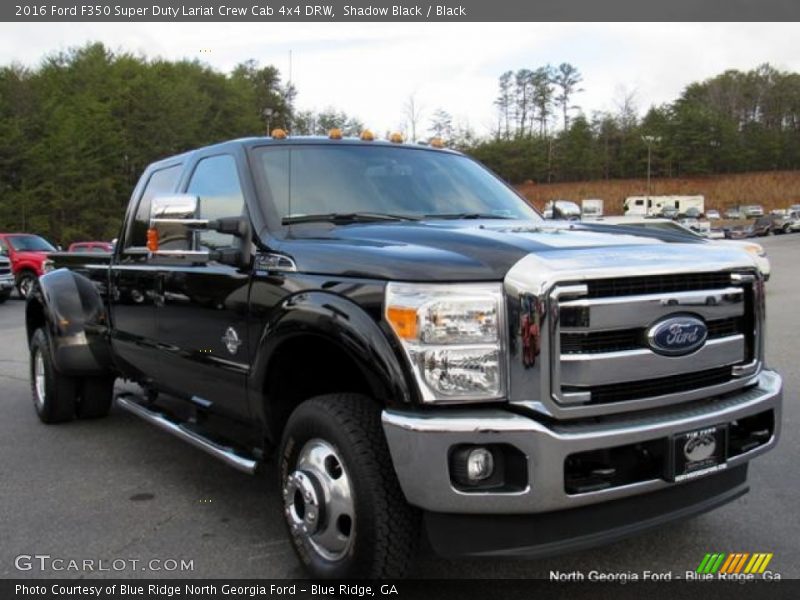 Shadow Black / Black 2016 Ford F350 Super Duty Lariat Crew Cab 4x4 DRW