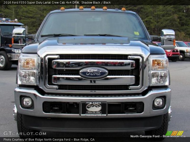 Shadow Black / Black 2016 Ford F350 Super Duty Lariat Crew Cab 4x4 DRW