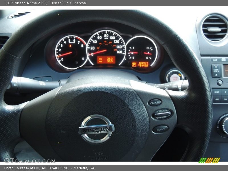 Tuscan Sun / Charcoal 2012 Nissan Altima 2.5 S
