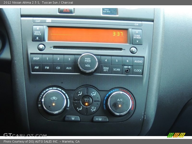 Tuscan Sun / Charcoal 2012 Nissan Altima 2.5 S