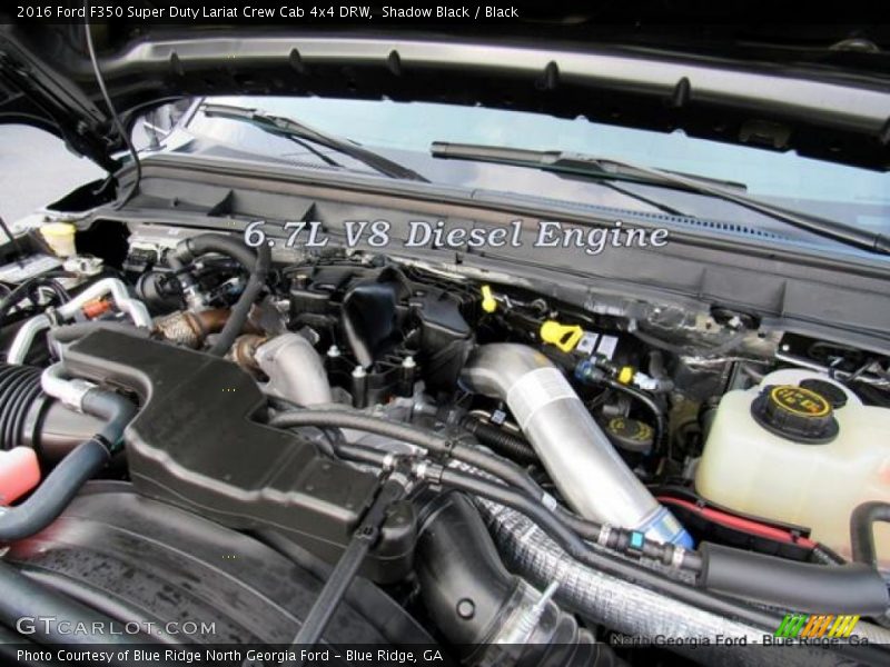 Shadow Black / Black 2016 Ford F350 Super Duty Lariat Crew Cab 4x4 DRW