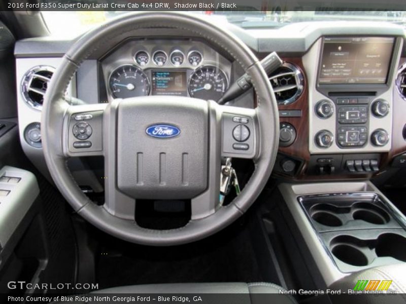 Shadow Black / Black 2016 Ford F350 Super Duty Lariat Crew Cab 4x4 DRW