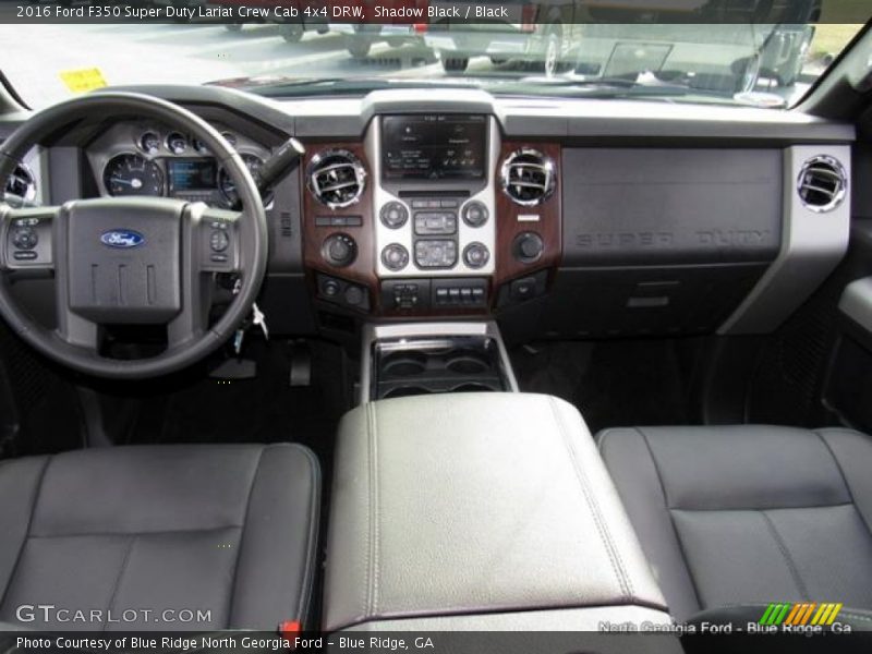 Shadow Black / Black 2016 Ford F350 Super Duty Lariat Crew Cab 4x4 DRW