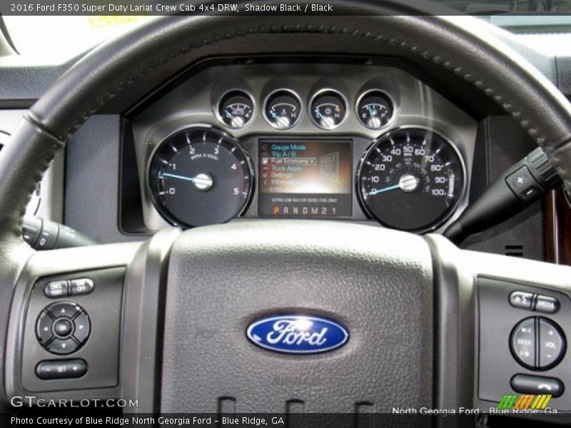 Shadow Black / Black 2016 Ford F350 Super Duty Lariat Crew Cab 4x4 DRW