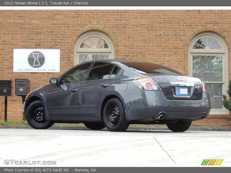 Tuscan Sun / Charcoal 2012 Nissan Altima 2.5 S