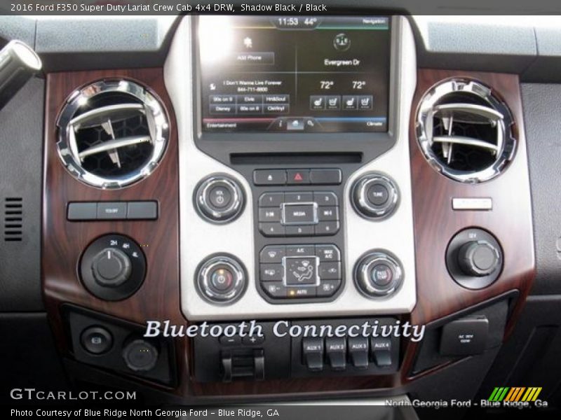 Shadow Black / Black 2016 Ford F350 Super Duty Lariat Crew Cab 4x4 DRW