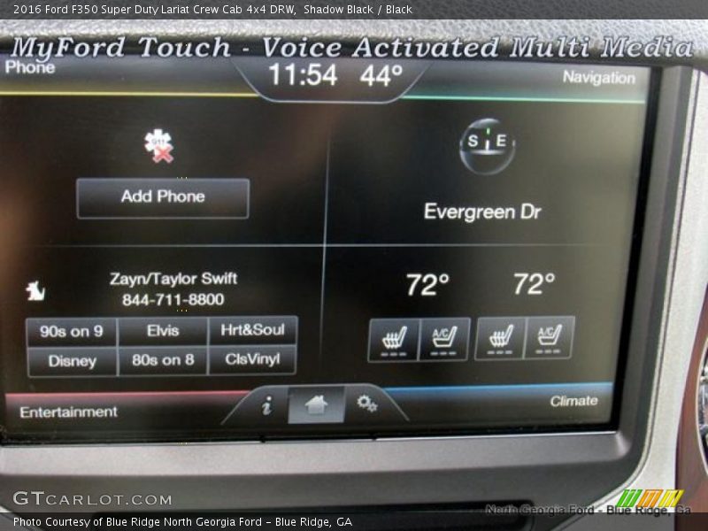 Shadow Black / Black 2016 Ford F350 Super Duty Lariat Crew Cab 4x4 DRW