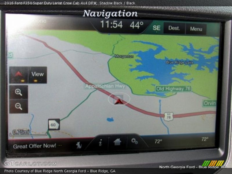 Shadow Black / Black 2016 Ford F350 Super Duty Lariat Crew Cab 4x4 DRW