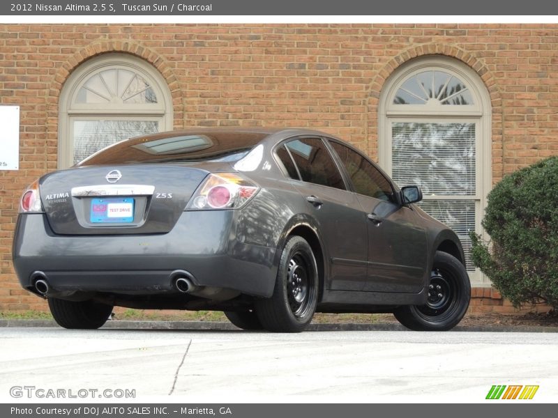 Tuscan Sun / Charcoal 2012 Nissan Altima 2.5 S