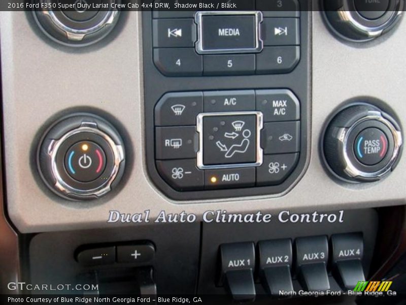 Shadow Black / Black 2016 Ford F350 Super Duty Lariat Crew Cab 4x4 DRW