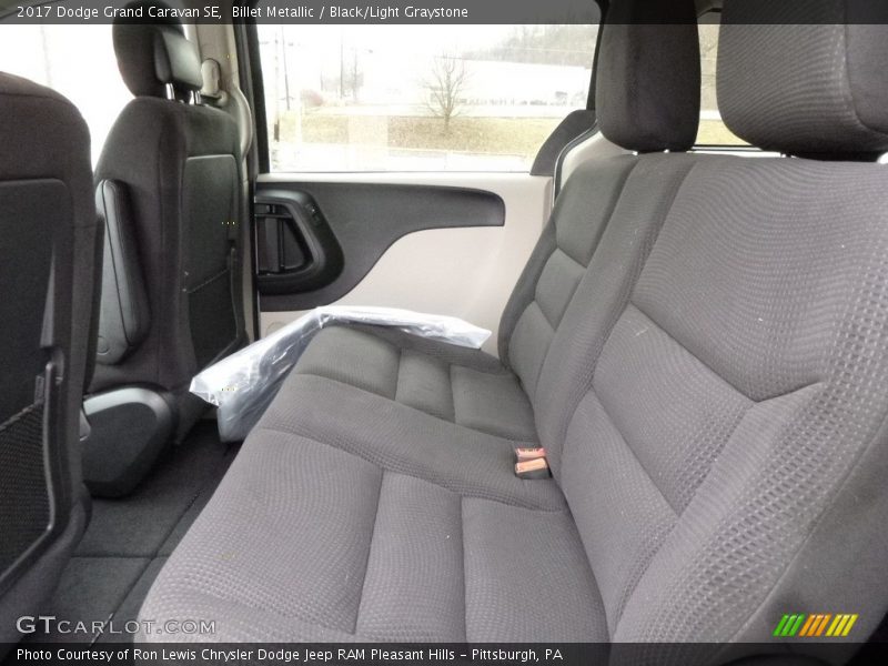 Billet Metallic / Black/Light Graystone 2017 Dodge Grand Caravan SE