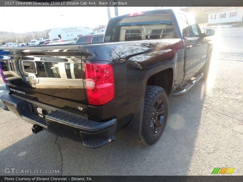 Black / Jet Black 2017 Chevrolet Silverado 1500 LT Double Cab 4x4