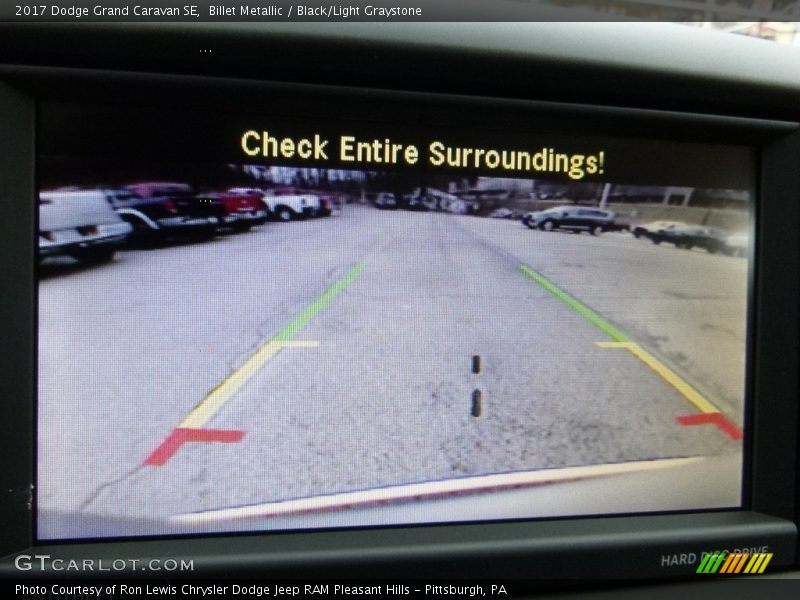 Billet Metallic / Black/Light Graystone 2017 Dodge Grand Caravan SE