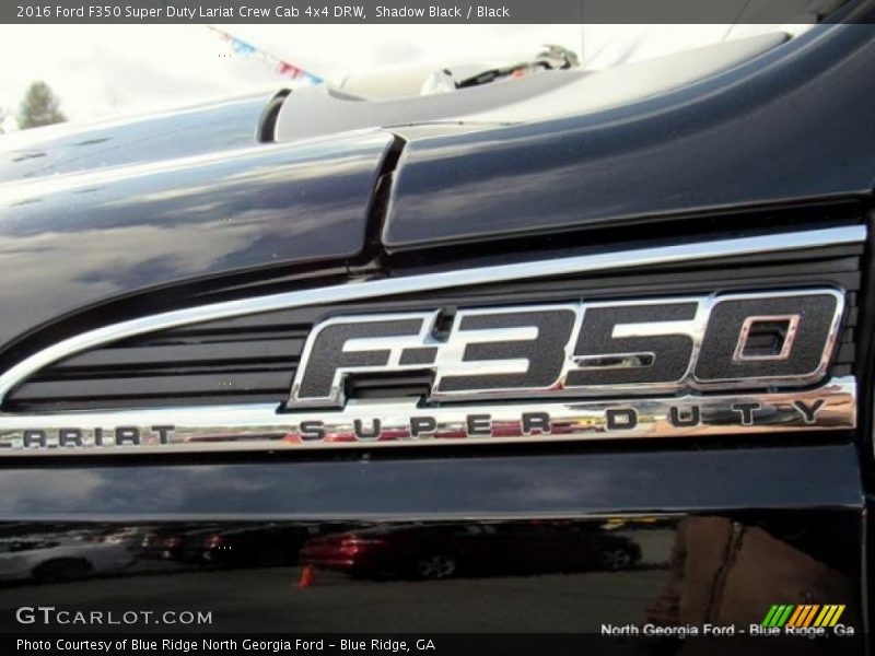 Shadow Black / Black 2016 Ford F350 Super Duty Lariat Crew Cab 4x4 DRW