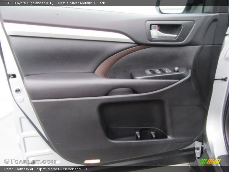 Door Panel of 2017 Highlander XLE