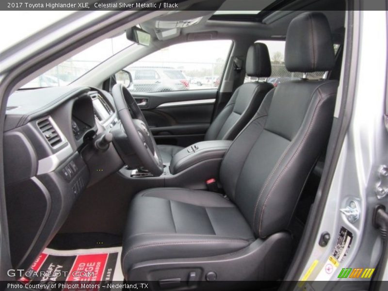  2017 Highlander XLE Black Interior