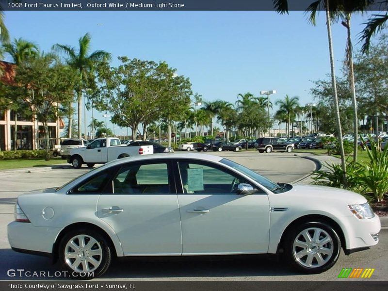 Oxford White / Medium Light Stone 2008 Ford Taurus Limited