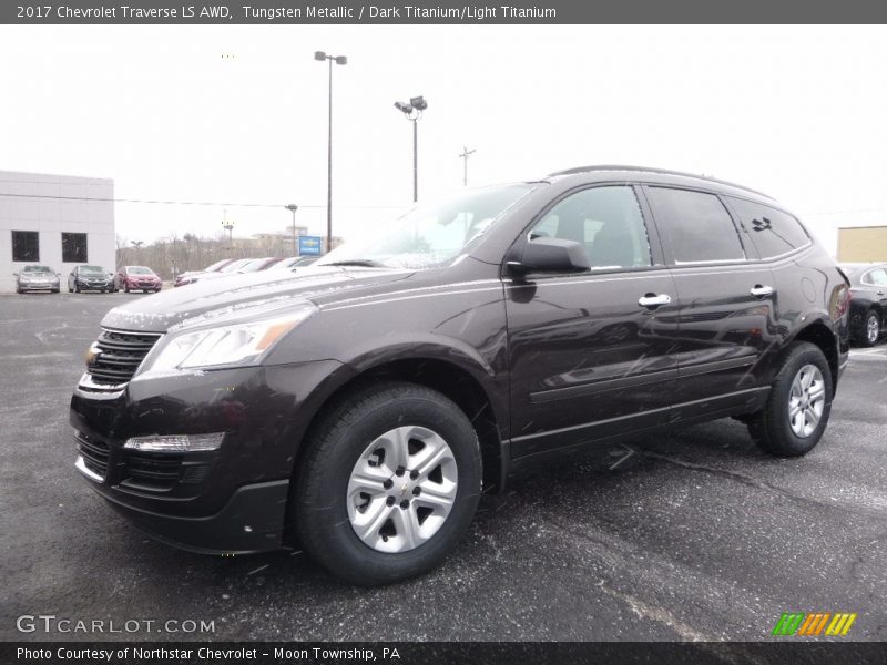 Tungsten Metallic / Dark Titanium/Light Titanium 2017 Chevrolet Traverse LS AWD