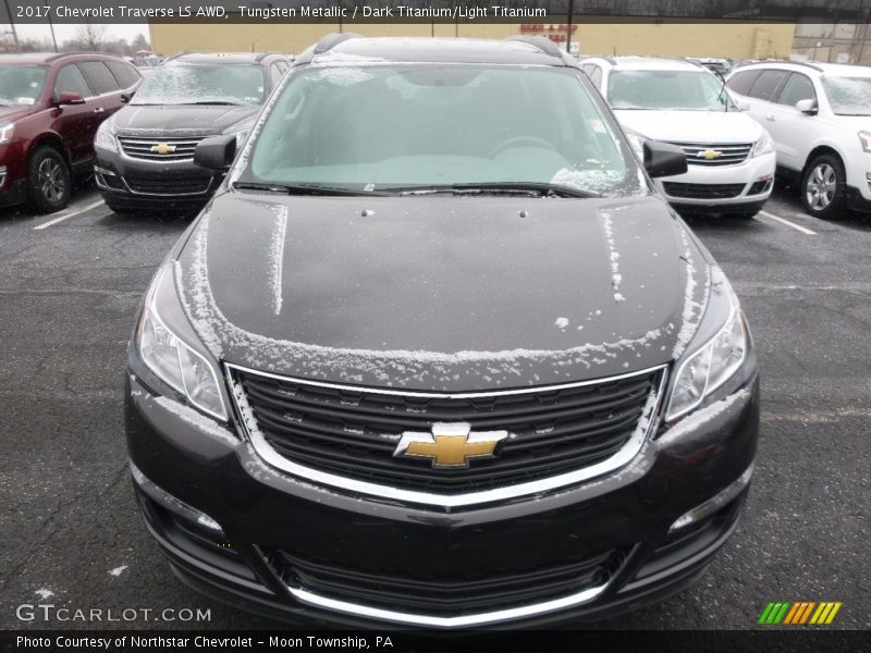 Tungsten Metallic / Dark Titanium/Light Titanium 2017 Chevrolet Traverse LS AWD