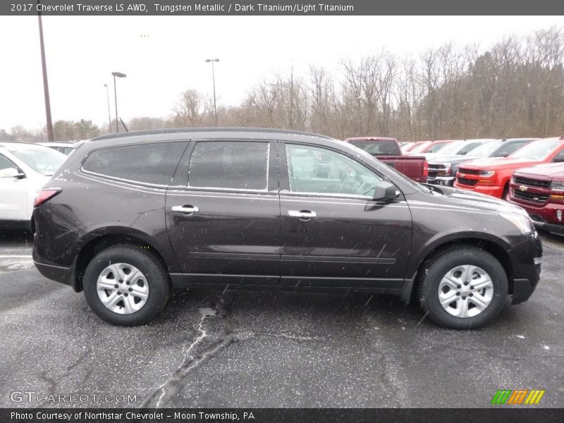 Tungsten Metallic / Dark Titanium/Light Titanium 2017 Chevrolet Traverse LS AWD