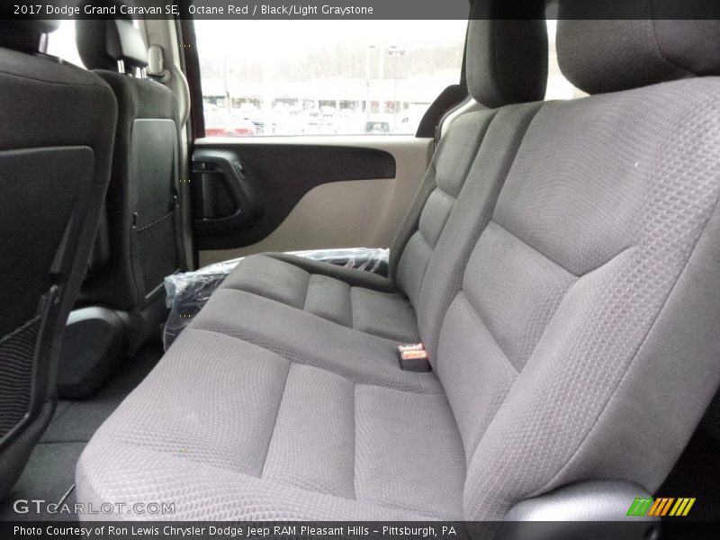 Octane Red / Black/Light Graystone 2017 Dodge Grand Caravan SE