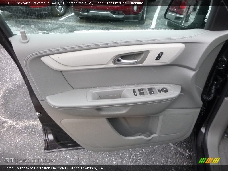 Tungsten Metallic / Dark Titanium/Light Titanium 2017 Chevrolet Traverse LS AWD