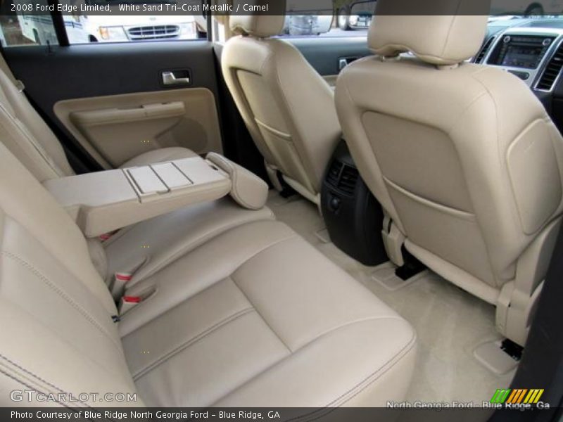 White Sand Tri-Coat Metallic / Camel 2008 Ford Edge Limited