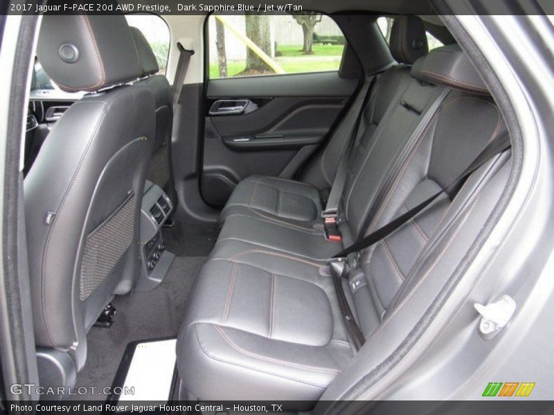 Rear Seat of 2017 F-PACE 20d AWD Prestige