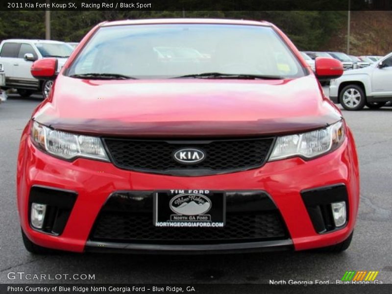 Racing Red / Black Sport 2011 Kia Forte Koup SX