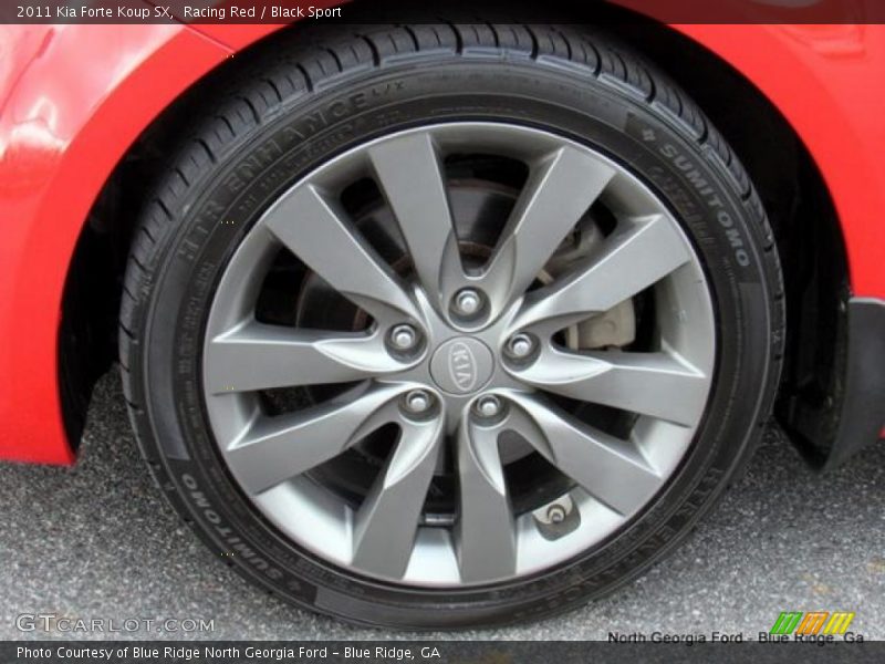 Racing Red / Black Sport 2011 Kia Forte Koup SX