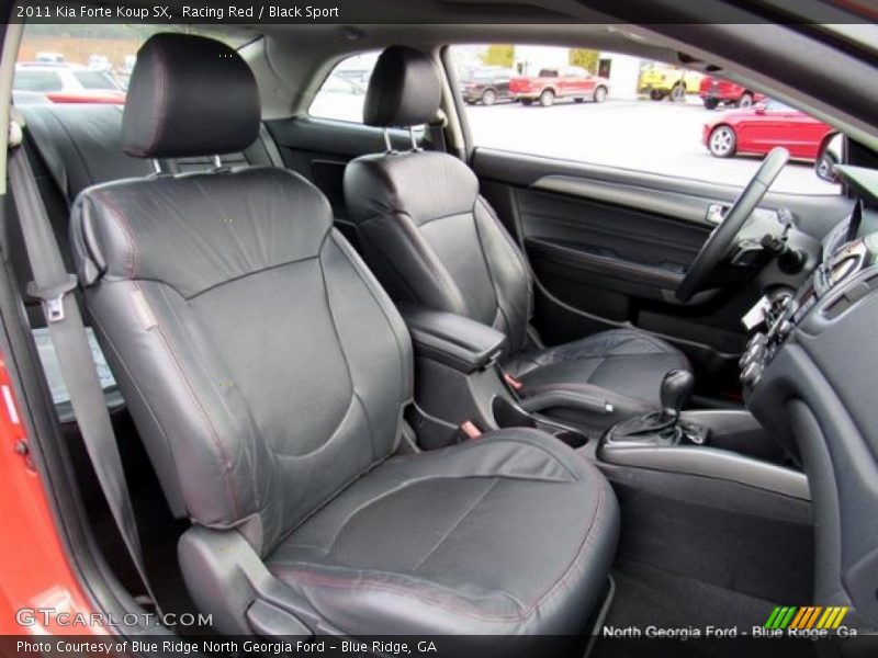Racing Red / Black Sport 2011 Kia Forte Koup SX