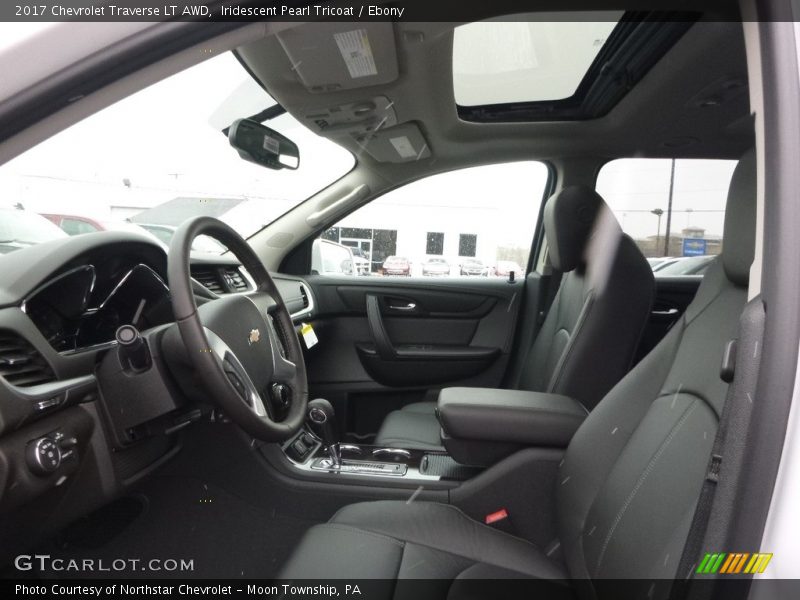 Iridescent Pearl Tricoat / Ebony 2017 Chevrolet Traverse LT AWD