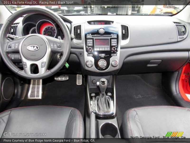 Racing Red / Black Sport 2011 Kia Forte Koup SX