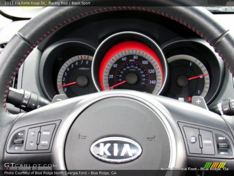 Racing Red / Black Sport 2011 Kia Forte Koup SX