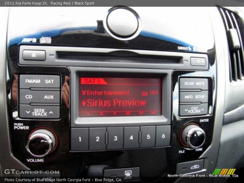 Racing Red / Black Sport 2011 Kia Forte Koup SX