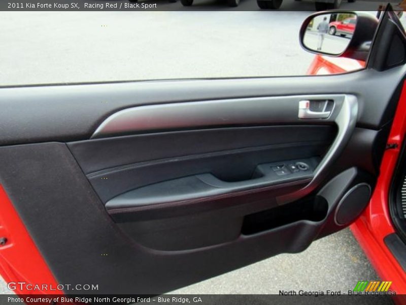 Racing Red / Black Sport 2011 Kia Forte Koup SX