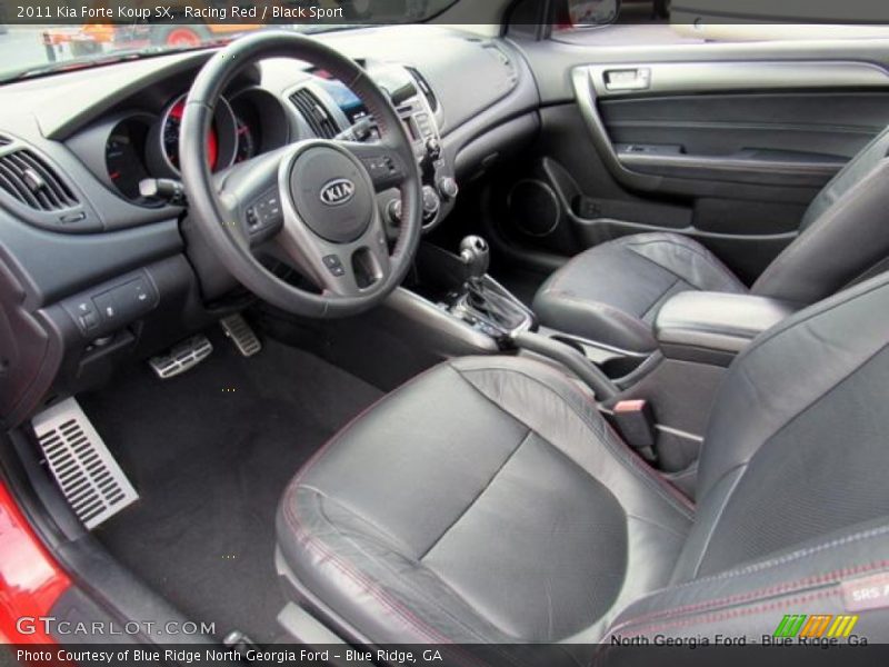 Racing Red / Black Sport 2011 Kia Forte Koup SX