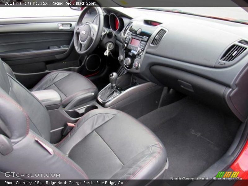 Racing Red / Black Sport 2011 Kia Forte Koup SX
