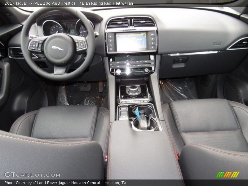 Italian Racing Red / Jet w/Tan 2017 Jaguar F-PACE 20d AWD Prestige