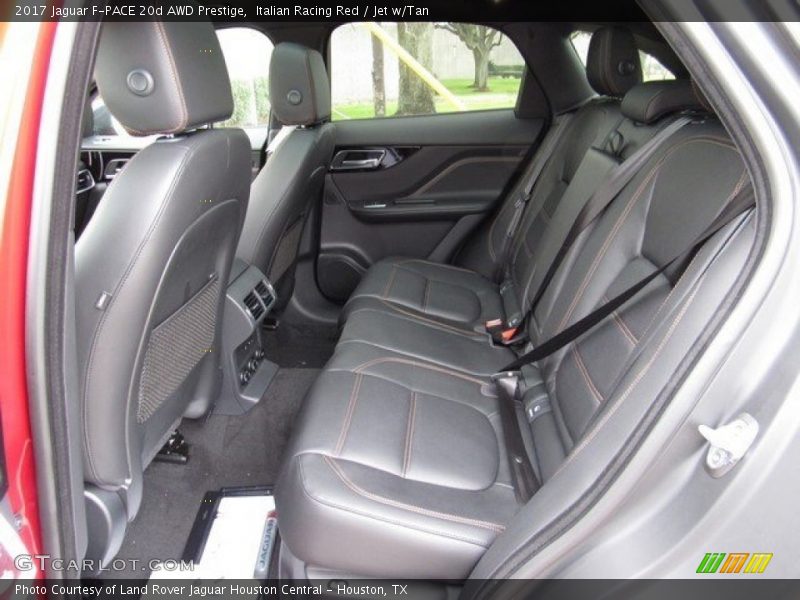 Italian Racing Red / Jet w/Tan 2017 Jaguar F-PACE 20d AWD Prestige