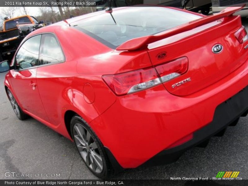Racing Red / Black Sport 2011 Kia Forte Koup SX
