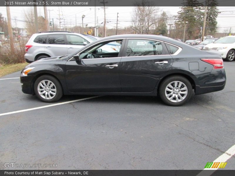Storm Blue / Charcoal 2015 Nissan Altima 2.5 S