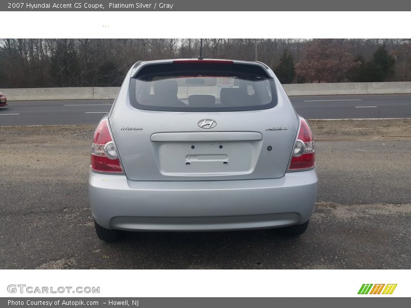 Platinum Silver / Gray 2007 Hyundai Accent GS Coupe