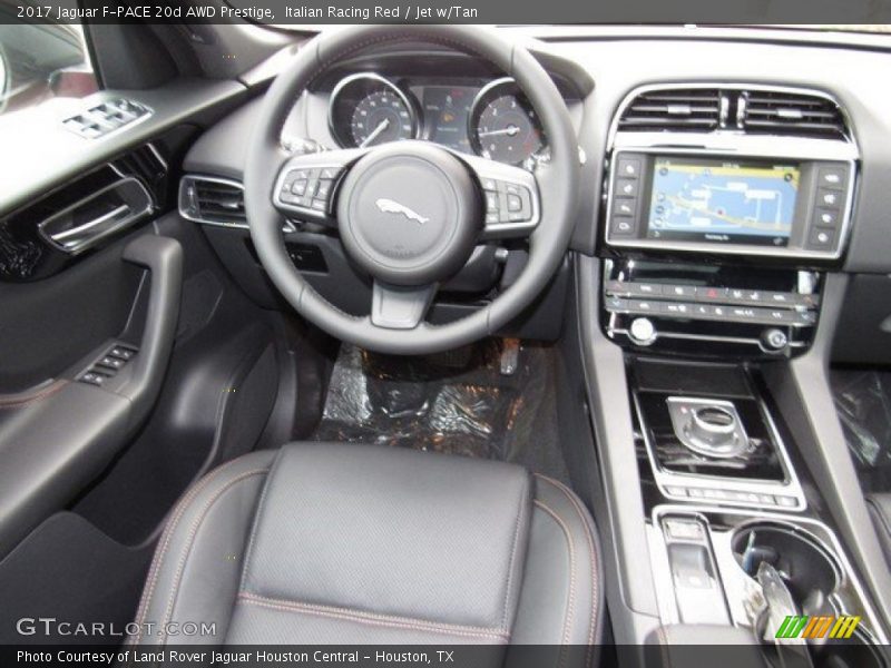 Italian Racing Red / Jet w/Tan 2017 Jaguar F-PACE 20d AWD Prestige