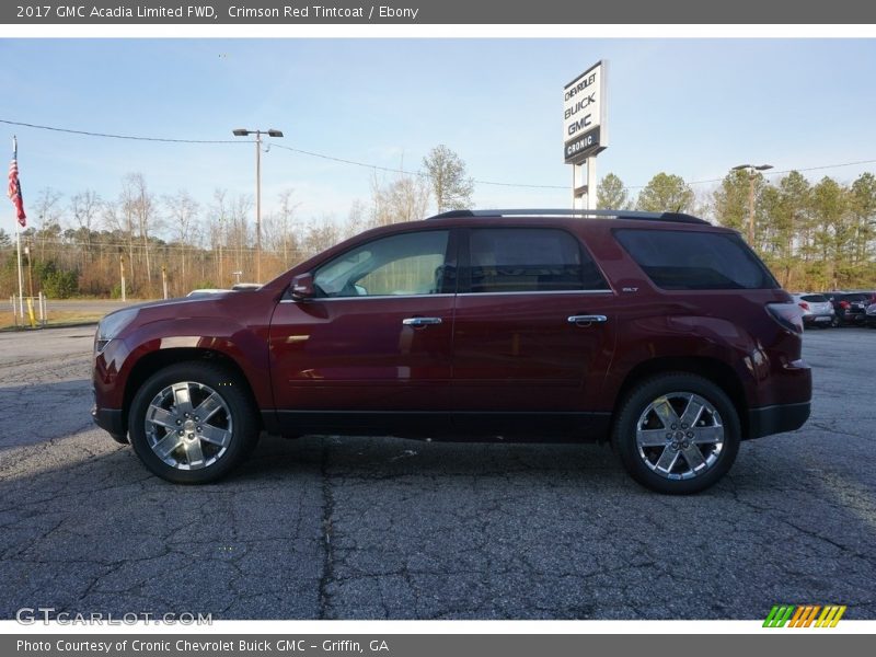 Crimson Red Tintcoat / Ebony 2017 GMC Acadia Limited FWD